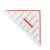 Large Triangle Ruler – 32cm Geometry Tool | with Handle & Protractor