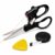 Laser Guided Scissors for Fabric Cutting, Sewing Scissors with Soft Tape Measure & Tailor Chalk, Precision Cutting Guide Scissors Set for Quilting, Dressmaking, Fabric, Paper & DIY Crafts