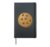 Last Minute Funny Cookie Halloween Costume Hardcover Journal, Black