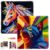 Latch Hook Kits for Adults – Beginner Latch Hook Kit Dragonfly Cushion Craft Set – Decorative Pillow Yarn Pack and Tool for Relaxing DIY Rug Making Kit Art