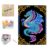 Latch Hook Rug Kit Carpet Tapestry with Crochet/Colorful Pre-Printed Mesh Embroidery Needlework DIY Yarn Hooking Craft for Adult Kid Crocheting Parent-Child Interaction Gift (C80 * 115cm)