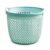 Laundry Basket, Hollow Design, Light Blue, Medium