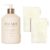 L’AVANT Collective The Ultimate Dish Wash Duo, Natural Luxury Dish Soap 16 Fl Oz with Refillable Glass Pump Bottle & 2 Loofah Dish Sponges for Pots, Pans, Dishes and Kitchen Cleaning, Winter Fir