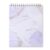 Lavender Hardcover Top Spiral Notebook, 8 x 10 In, College Ruled