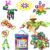 LAVIBI Click & Create Builder Set (80 pcs) – STEM Educational Interlocking Building Blocks for Kids Ages 2-7, Creative Construction Toy for Boys & Girls, Colorful Fine Motor Skills Toy