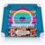 LAZORA American Mahjong Game Accessories Set Mahjong Table Mat 33.5″ x 33.5″ with 4 All in One Color Racks Pushers for Family Game Night Gifts Travel Home Play