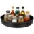Lazy Susan Turntable Organizer, 12.4 in Rotating Spice Rack Tray, Large Carbon Steel Countertop Storage Organizer for Kitchen, Bathroom, Vanity, Pantry, for Seasonings, Bottles, Jars