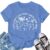 LBP Teacher Shirts for Women Teaching Life T-Shirt Teach Them Love Them Tee Tops Blue