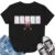 LBP Teacher Shirts for Women Teaching Life T-Shirt Teach Them Love Them Tee Tops Black