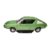 LBUAOIZ 1/18 for Renault 17 1976 Alloy Car Model Dark Green Front Wheel with Steering