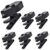 Lcarege 6Pcs Reading Light Clip on Eyeglass 360 Degree Rotation Mini Book Light Lightweight Practical Glasses for Night Fishing, Reading, Appliance Maintenance