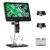 LCD 2160P 1500X 3-Lens 7in 24MP Kids Science Microscope Electronics Repair