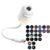 LCPKUTTR 2-in-1 HD Plug and Play Galaxy Projector Portable Night Light