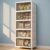 LDQ 170 Qt Large Storage Bins with Lids, 5 Tier Stackable Storage Cabinet with Wheels & Clear Doors, Foldable Plastic Closet Organizer for Bedroom, Bathroom & Kitchen