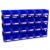 LEADLOONG 24 Pack Stackable Storage Bins Heavy Duty Parts Organizer Blue