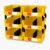LEADLOONG 6 Pack Stackable Storage Bins Heavy Duty Parts Organizer Yellow