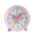 Learning Clock for Kids, Colorful Silent Educational Teaching Clock with Minute/Hour Labels/24-Hour, Non-Ticking Desktop Alarm Clock with Night Light, Gifts for Children Learn to Tell Time (Pink)