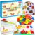 Learning Educational Toys for 3 4 5 6 Years Old Boys Girls, See & Spell Matching Letter Game with Alphabet Cards for Kids, Preschool CVC Word Builders Toy, Christmas Birthday Gifts for Age 3-4 4-6