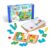 Learning Resources Numberblocks Puzzle Solver Toy for 3 Year Old Boys and Girls, 50 Puzzles with 4 Difficulty Levels, Travel Games