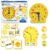 Learning Resources Time Activity Set – Kids Learning Clock, Classroom Clocks for Students, Telling Time Teaching Clock, Analog Clocks for Kids, Teaching Classroom Supplies