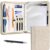 Leathario Portfolio Binder, Padfolio Organizer, 3 Ring Binder with Zipper
