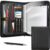 Leathario Portfolio Binder, Padfolio Organizer, 3 Ring Binder with Zipper