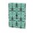 Leather A5 Journal Cover (Halloween Skull Skeleton Mint Green)