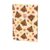 Leather Cute Thanksgiving Turkey Art Journal Cover (6.5 x 9 in)