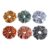 Leather Fabric Oversized Scrunchie Hair Ties for Women Trendy Ponytail Holder Hair Accessories (6 Pack)
