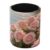 Leather Pen Holder for Desk, Sunset Pink Rose Pencil Cup Pen Organizer Makeup Brush Holder for Office Home Kids Countertop Desk Accessory Storage