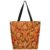 Lecluit Christmas Gingerbread Canvas Tote Bag with Zipper,152