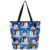 Lecluit Christmas Snowman Canvas Tote Bag for Women,73