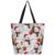 Lecluit Christmas Snowman Canvas Tote Bag with Zipper,78