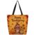 Lecluit Thanksgiving Turkey Canvas Tote Bag for Women,125