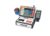 LED Calculator Cash Register Toy – Pretend Play Set Kids Cash Register with Scanner, Microphone and Credit Card, Math Skills Toy for 3, 4, 5, 6 7 8+ Year Old Boy Girl