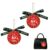 LED Soldering Practice Kit,2 PCS LED Flashing Wreath Project