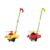 LeeQinersw 2 Pieces Push Along Walking Toys Push and Pull Wheel Musical Handle Rotatable Early Learning Developmental Gift Suitable for Birthday Gift