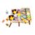 LeeQinersw Children Cooking Playset Wooden Grill Toy Set Barbecue Kitchen Set Pretend Food Set with Realistic Grill and Accessories for Hand Eye Coordination and