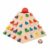 LeeQinersw Children Educational Game Wooden Shape Sorter Pyramid Stacking Puzzle Matching Block Plaything Concentration Fine Motor Practice Suitable for Early Learning Preschool Classroom Home