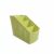 LeeQinersw Desk Stationery Holder 4-Compartment Pen Organizer PP Desktop Compact Stationery Storage Bin Suitable for Office Use Makeup Table, Yellow Green