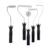 LeeQinersw Fiberglass Laminating Roller Industrial Tool Bubble Roller Laminating Roll Ribbed Roller Head Carbon Steel Suitable for Fiberglass Resin Lamination, 5-Piece Set