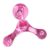 LeeQinersw Massage Roller Manual Muscle Relaxation Tool Ergonomic Palm Grip Full Body Relief Rotating Steel Balls Portable Construction Suitable for Office Travel Home Use, Pink