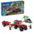 LEGO City 4×4 Fire Truck with Rescue Boat – Building Toy for Boys & Girls, Ages 5+ – Gift for Birthdays – Truck Toy W/ 3 Minifigures – 60412