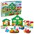 LEGO DUPLO Peppa Pig Grandpa Pig’s Garden and Greenhouse – Peppa Pig Toy for Toddlers – Preschool Learning and Sensory Toy for Girls and Boys Ages 2+ – 5 Characters Included – 10461