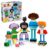 LEGO DUPLO Town Buildable People with Big Emotions Interactive Toy for Ages 3 and Up, 5 Characters with 10 Role-Play Faces, 71 Colorful Bricks for Mix-and-Match Customizable Fun, 10423