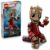 LEGO Marvel Ravager Jumpsuit Groot Building Toy for Boys & Girls, Ages 10+ – Posable Display & Play Figure W/Detonator Device – Gift Idea for Birthdays – 76341
