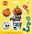 LEGO Sticker – Skeleton (53835), Halloween, 5 Stickers, 1 Sheet, for Water Bottle, Laptop, Notebook