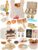 Lehoo Castle Wooden Play Food Toys, Pizza Oven Playset, Cutting Fruits Vegetables Meat Fish Desserts & Shopping Bag, Pretend Play Kitchen Accessories Gift for Boys Girls