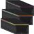 Leinuosen 64 Pack Black Pencil Pouch Bulk for 3 Ring Binder, Pencil Cases with Colored Zipper and Clear Window Storage Bag for Office, Back to School Classroom Supplies