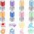Leinuosen 8 Packs Teacher Stamps Self Inking Grading Motivational Encouraging Stamp for Teachers Appreciation Gift Classroom Homework Test Students Behavior Reward Signature Multicolor(Cute)